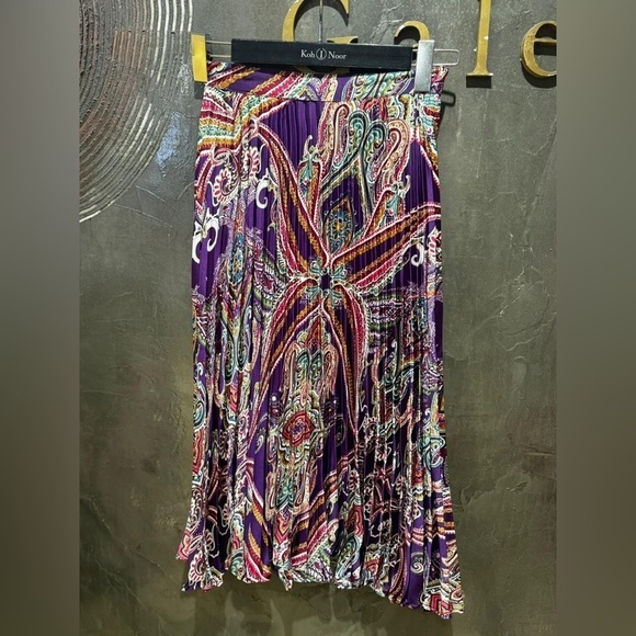 Day Birger Et Mikkelsen Dresses & Skirts - Day Birger et Mikkelsen NWT Colorful Pleated Maxi Skirt EU34 US4 Lightweight